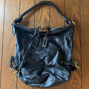Chloe Paddington Black Leather Shoulder Bag